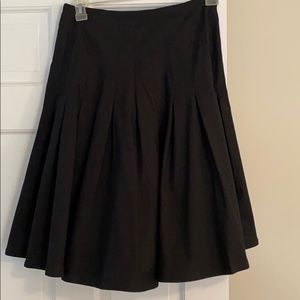 Tadashi Shoji black taffeta skirt